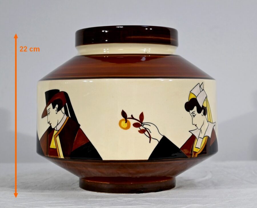 Cache Pot en Faïence, Maison de la Hubaudière-Bousquet – 1ère partie du XXe – Image 13