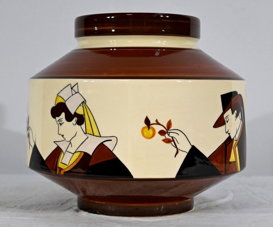 Cache Pot en Faïence, Maison de la Hubaudière-Bousquet – 1ère partie du XXe – Image 5