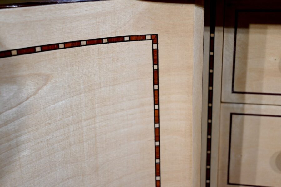 Enfilade 5 portes en Palissandre de Rio, attribuée à J.Leleu, Art Deco - 1940 – Image 18