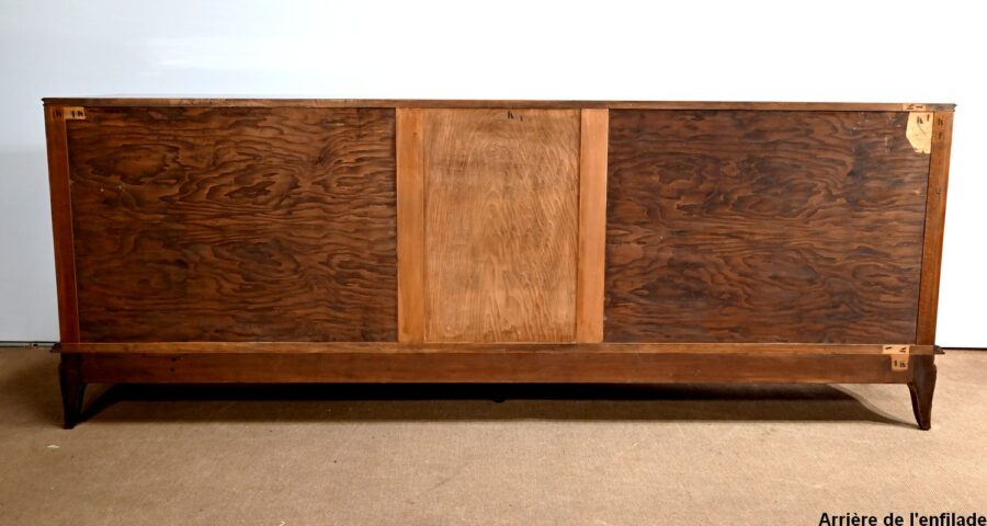 Enfilade 5 portes en Palissandre de Rio, attribuée à J.Leleu, Art Deco - 1940 – Image 35