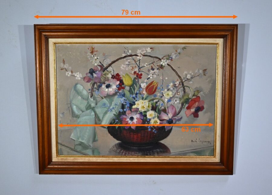 Huile sur Toile, signée A.Lagrange – XXe – Image 13