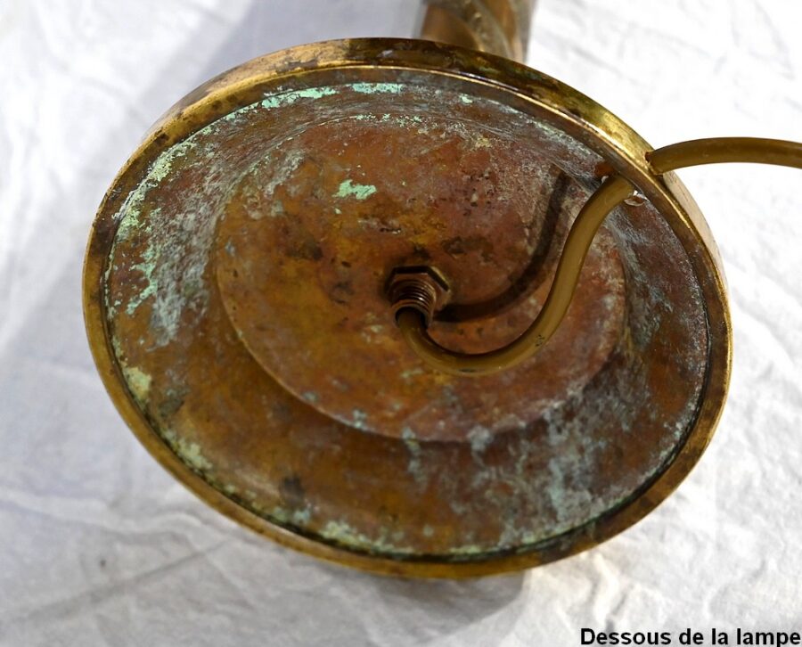 Lampe en Bronze Doré – Milieu XIXe – Image 17