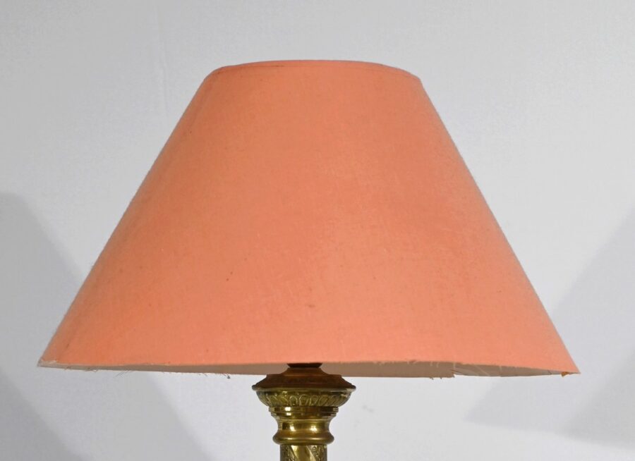 Lampe en Bronze Doré – Milieu XIXe – Image 5
