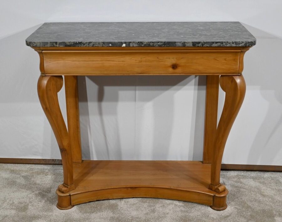 Petite Console de Propriété en Merisier, époque Louis Philippe – 1ère partie du XIXe