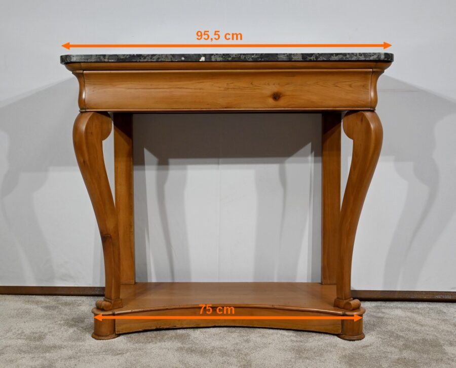 Petite Console de Propriété en Merisier, époque Louis Philippe – 1ère partie du XIXe – Image 24