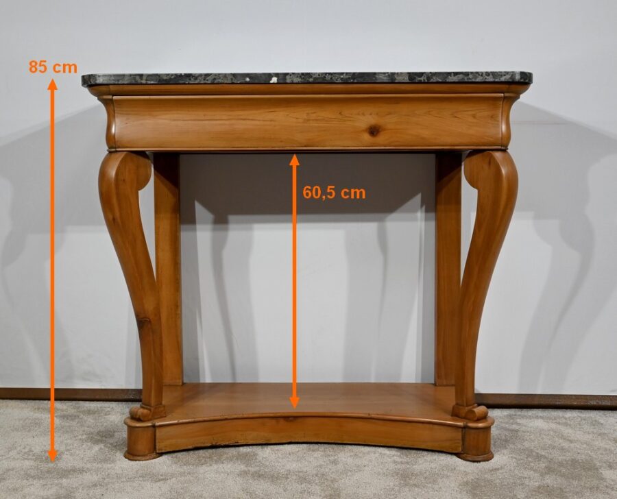 Petite Console de Propriété en Merisier, époque Louis Philippe – 1ère partie du XIXe – Image 26