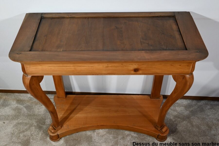 Petite Console de Propriété en Merisier, époque Louis Philippe – 1ère partie du XIXe – Image 28
