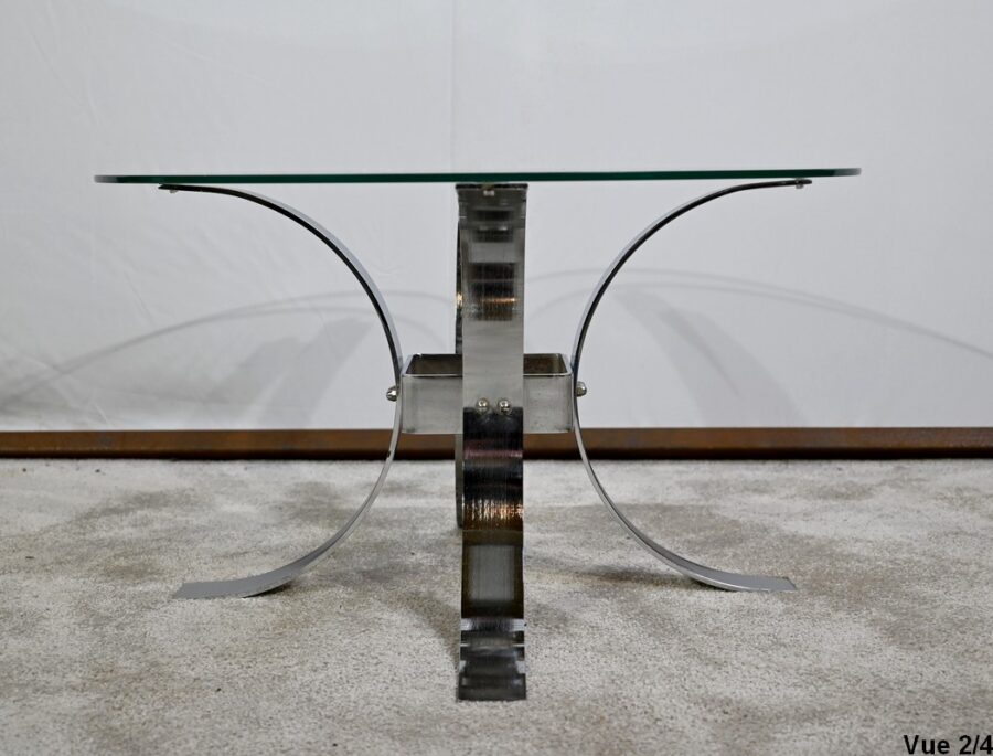 Petite Table Basse en Verre – 1960 – Image 15