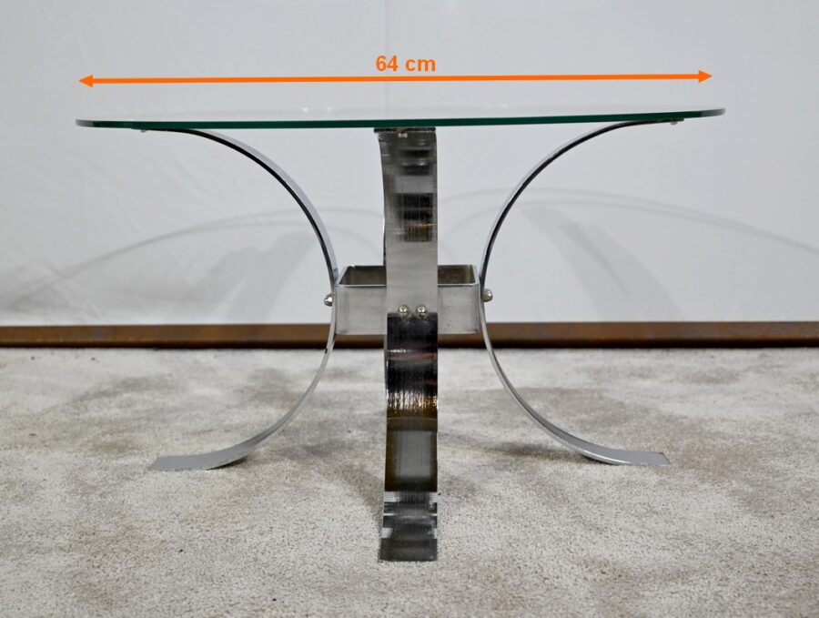 Petite Table Basse en Verre – 1960 – Image 18