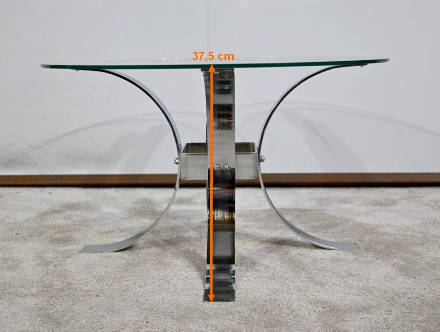 Petite Table Basse en Verre – 1960 – Image 19