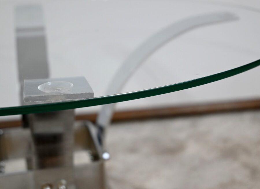 Petite Table Basse en Verre – 1960 – Image 8