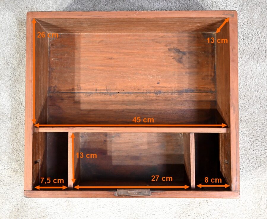 Petite Table de Métier en Teck – 1900 – Image 23