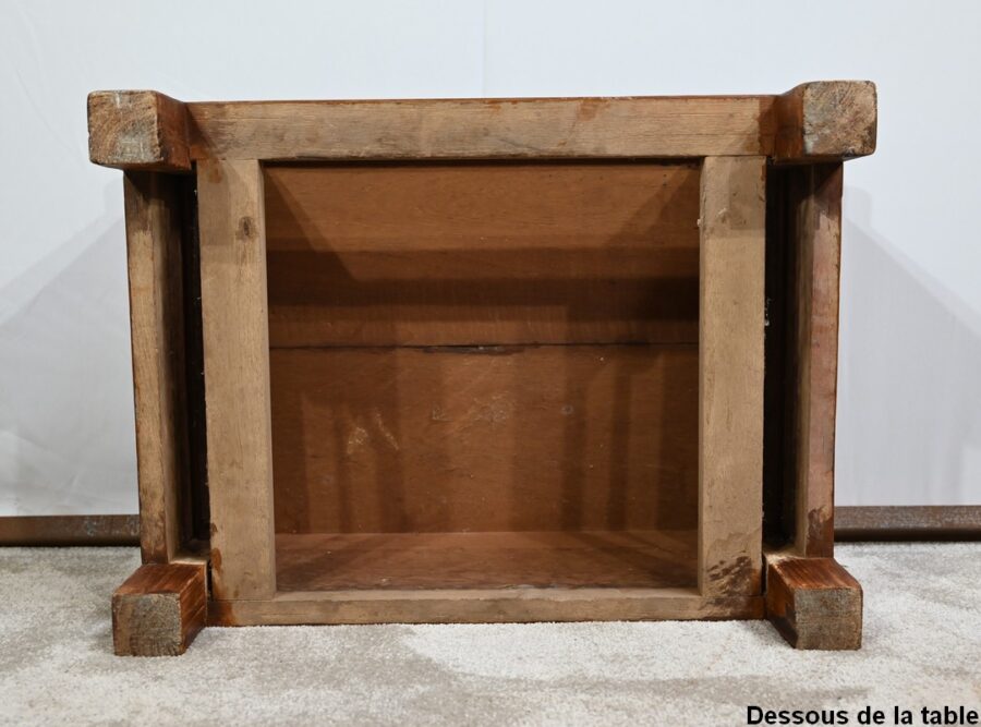 Petite Table de Métier en Teck – 1900 – Image 24