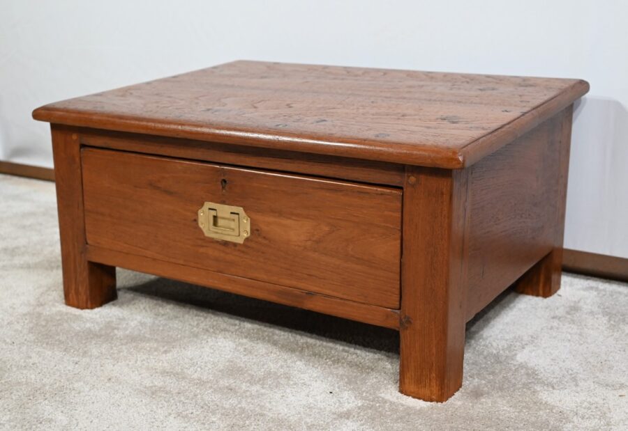 Petite Table de Métier en Teck – 1900 – Image 3