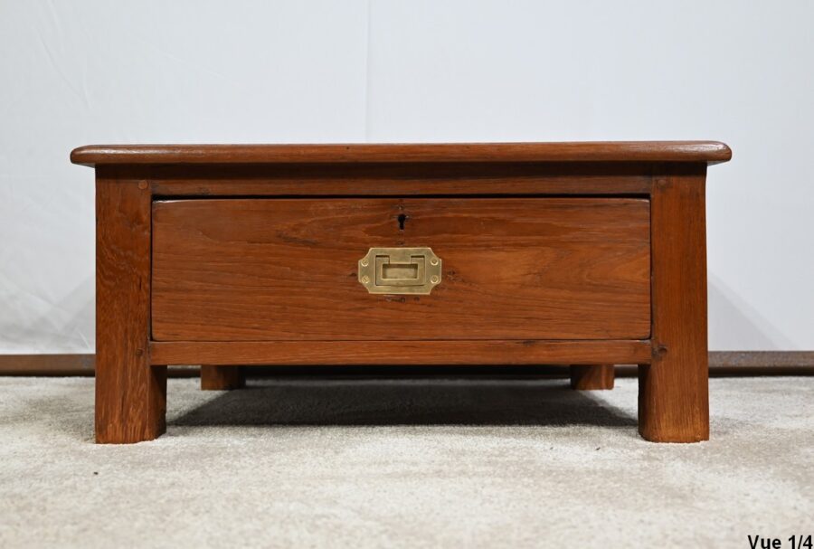 Petite Table de Métier en Teck – 1900 – Image 6
