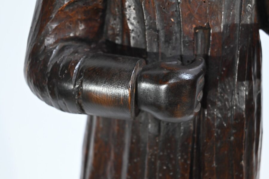Sculpture en Chêne de Chantre – Fin XVIIIe – Image 12