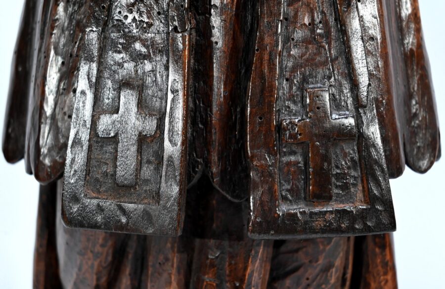 Sculpture en Chêne de Chantre – Fin XVIIIe – Image 15