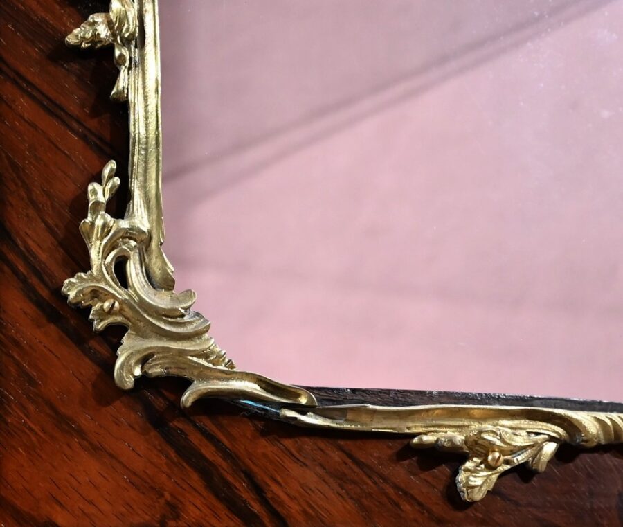 Vitrine 2 Portes en Palissandre, style Louis XV, époque Napoléon III – Milieu XIXe – Image 14
