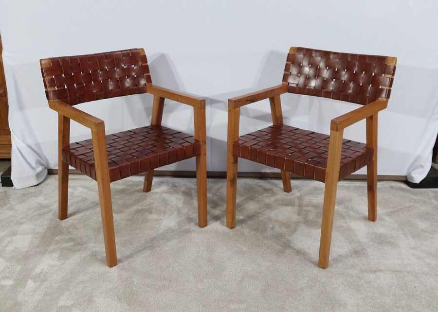 Paire de Fauteuils « Boss », par O. De Schrijver, Ode’s Design – 2ème partie XXe