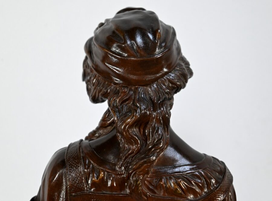 Bronze « La Jeune Fille à la Cruche Cassée », signé J-B.Germain – Fin XIXe – Image 24
