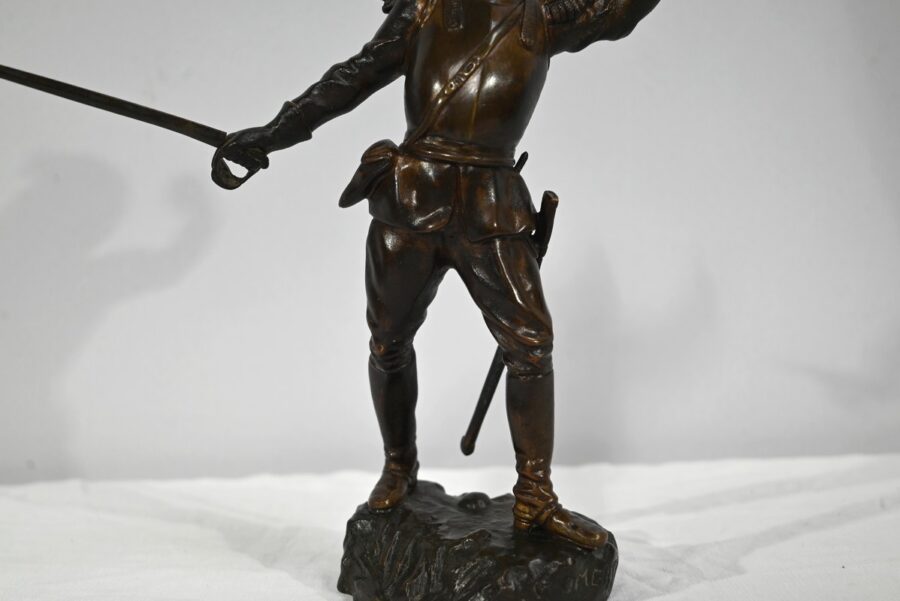 Bronze « Le Dragon », signé G.Omerth – Début XXe – Image 9