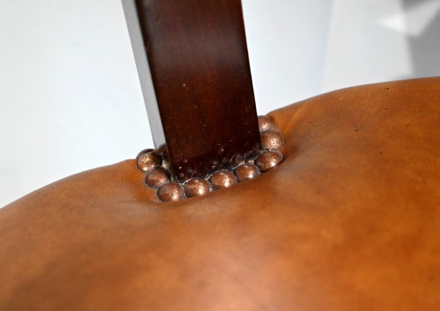 Fauteuil de Bureau en Acajou, époque restauration – Début XIXe – Image 10