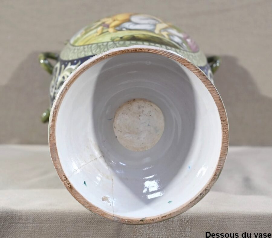 Important Vase en Faïence, style Renaissance – 2ème partie XIXe – Image 30