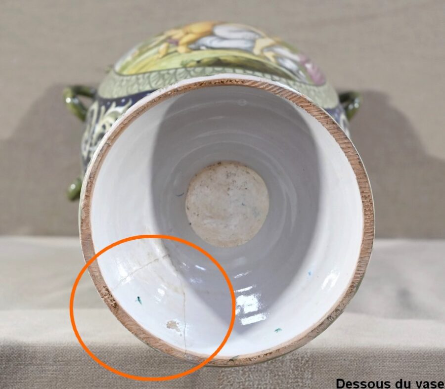 Important Vase en Faïence, style Renaissance – 2ème partie XIXe – Image 31