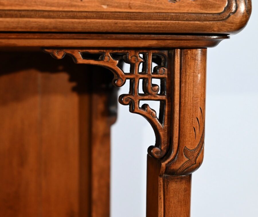Petit Cabinet Asiatique, attribué à Viardot – 2ème partie du XIXe – Image 11