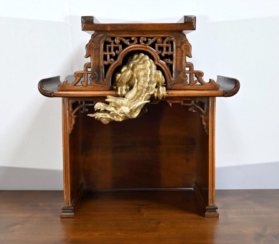 Petit Cabinet Asiatique, attribué à Viardot – 2ème partie du XIXe – Image 5