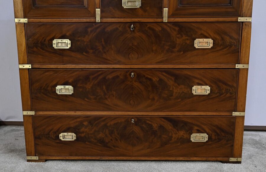 Rare Commode-Ecritoire, d'Officier de Bateau, Angleterre – 1ère partie XIXe – Image 10
