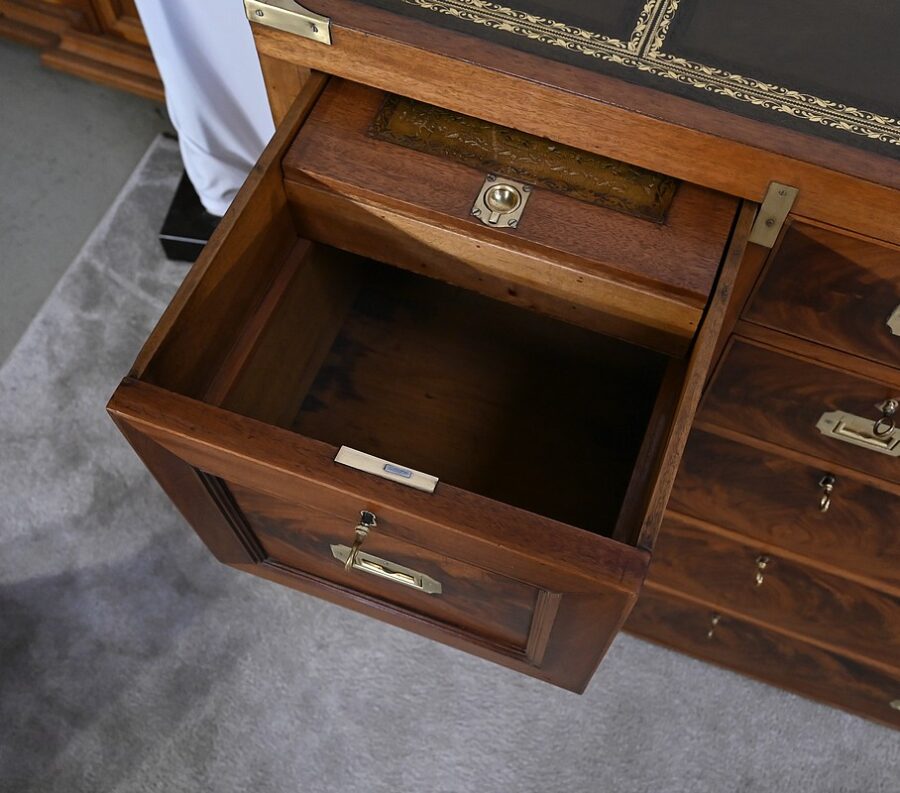 Rare Commode-Ecritoire, d'Officier de Bateau, Angleterre – 1ère partie XIXe – Image 15