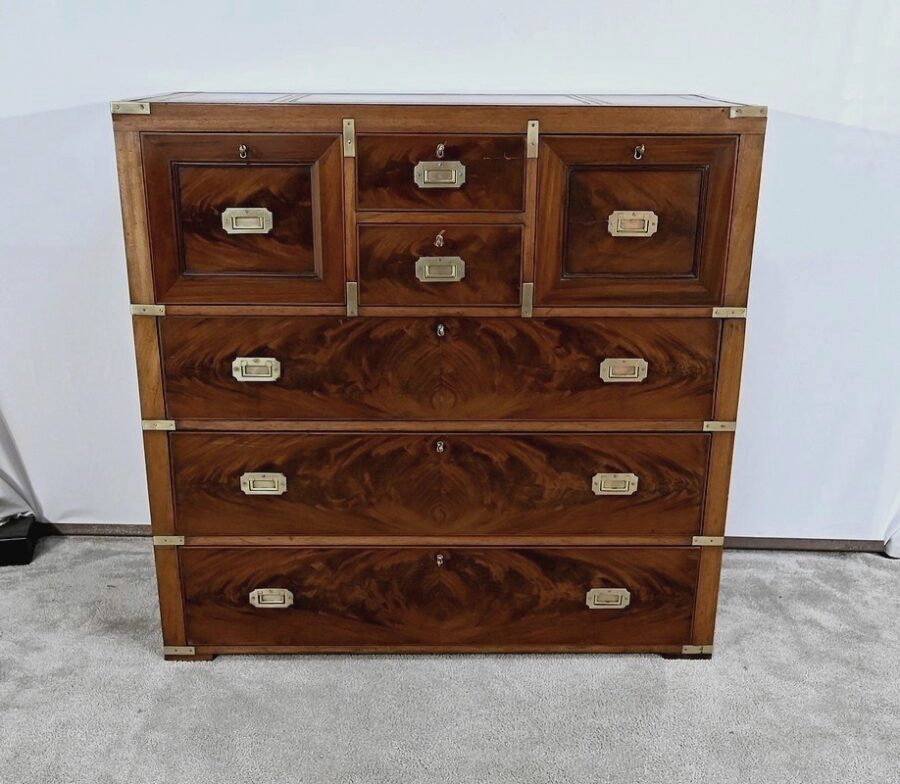 Rare Commode-Ecritoire, d'Officier de Bateau, Angleterre – 1ère partie XIXe – Image 2