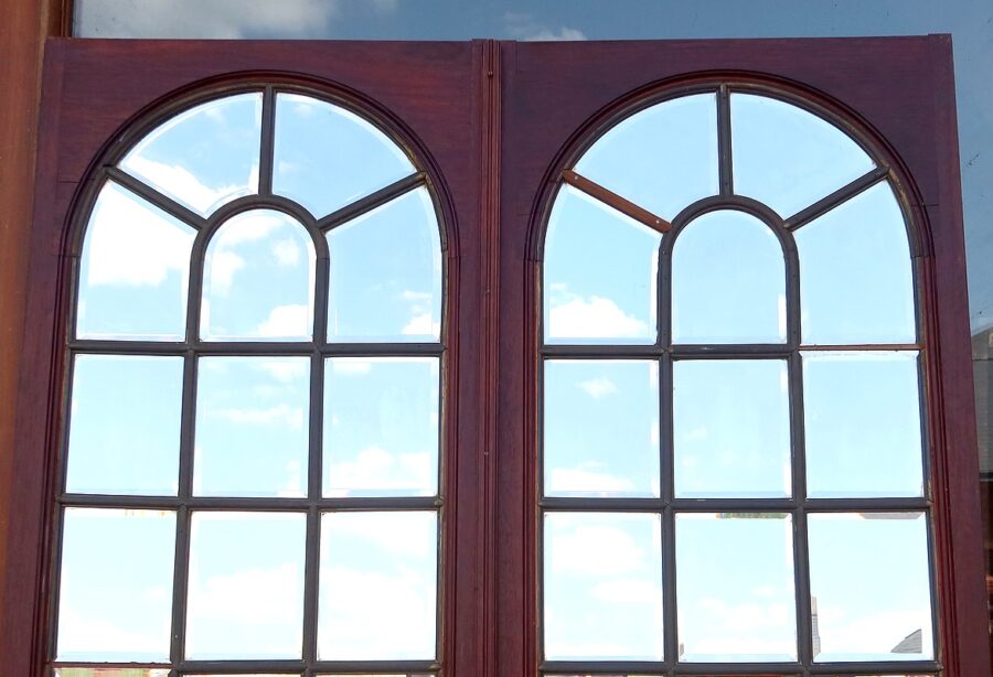 Double-Porte Miroirs en Acajou, Château du Val de Loire  – Fin XIXe – Image 4