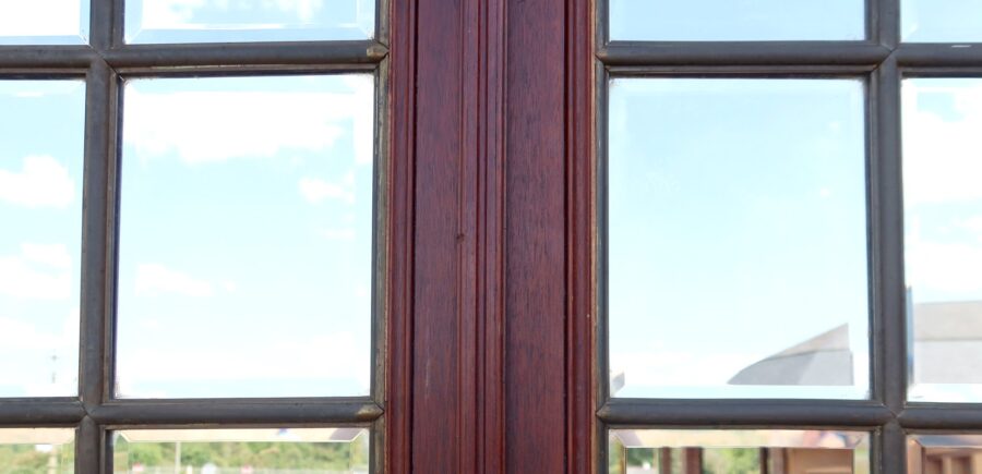 Double-Porte Miroirs en Acajou, Château du Val de Loire  – Fin XIXe – Image 6