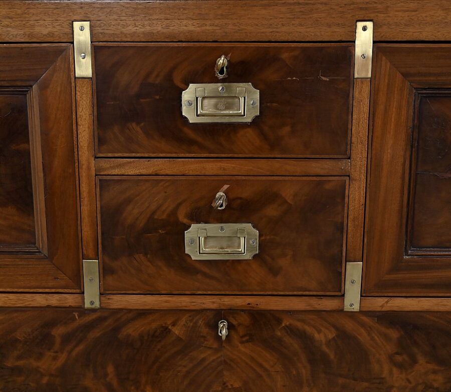Rare Commode-Ecritoire, d'Officier de Bateau, Angleterre – 1ère partie XIXe – Image 9