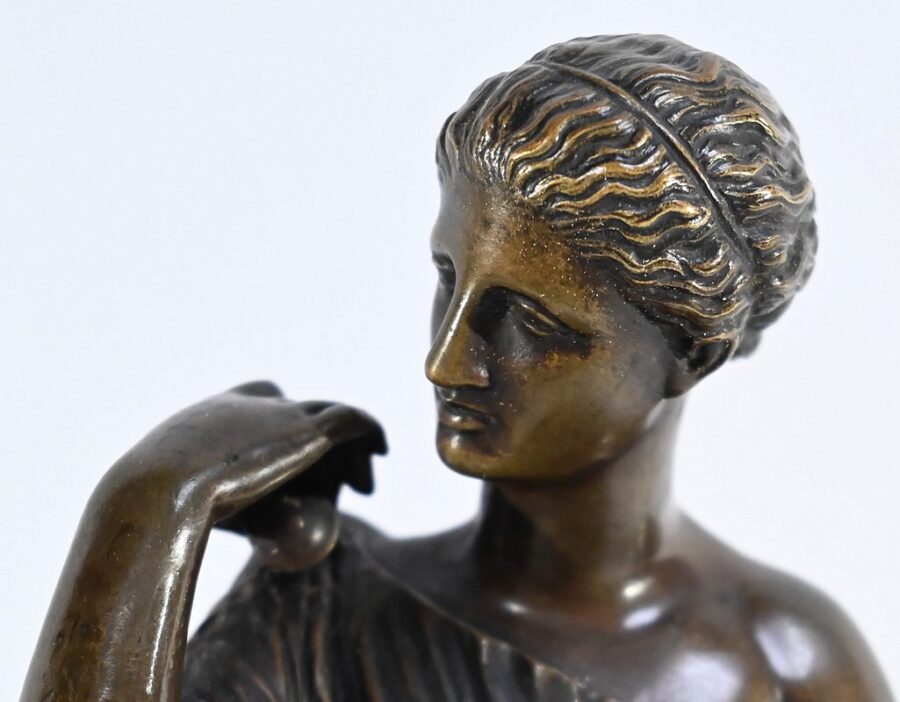 Bronze « Diane de Gabies », d’après Praxitèle – XIXe – Image 9