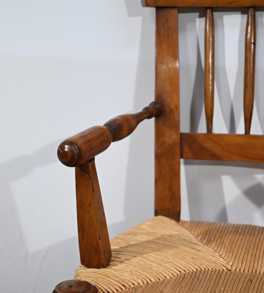 Chaise Haute d’enfant en Merisier – Milieu XIXe – Image 7