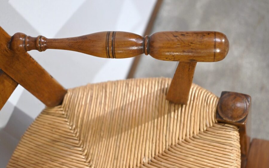 Chaise Haute d’enfant en Merisier – Milieu XIXe – Image 9