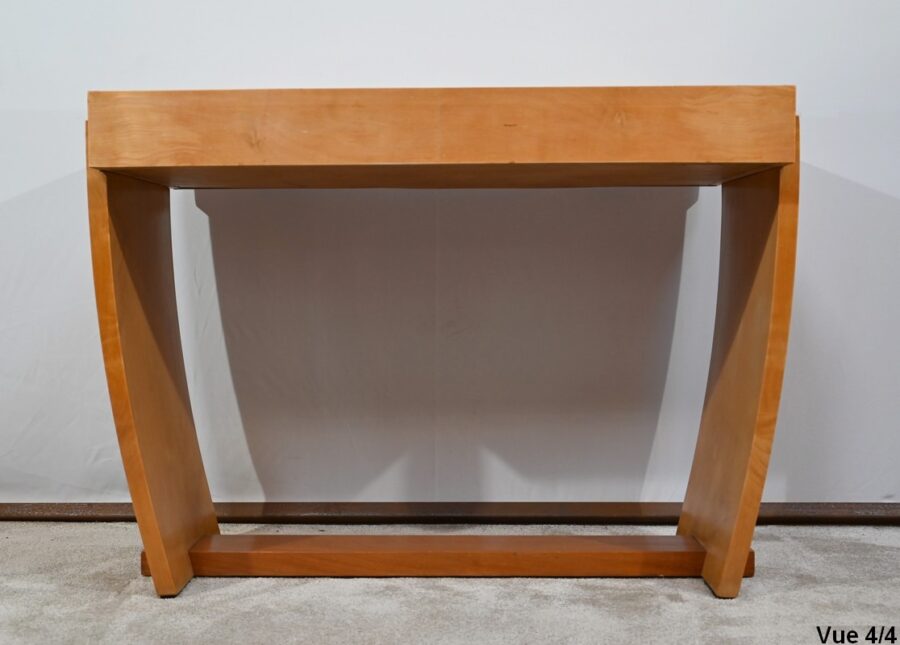 Console ou Petit Bureau en Sycomore, Art Déco – 1940 – Image 13