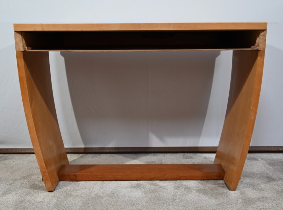 Console ou Petit Bureau en Sycomore, Art Déco – 1940 – Image 16