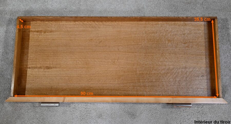 Console ou Petit Bureau en Sycomore, Art Déco – 1940 – Image 20