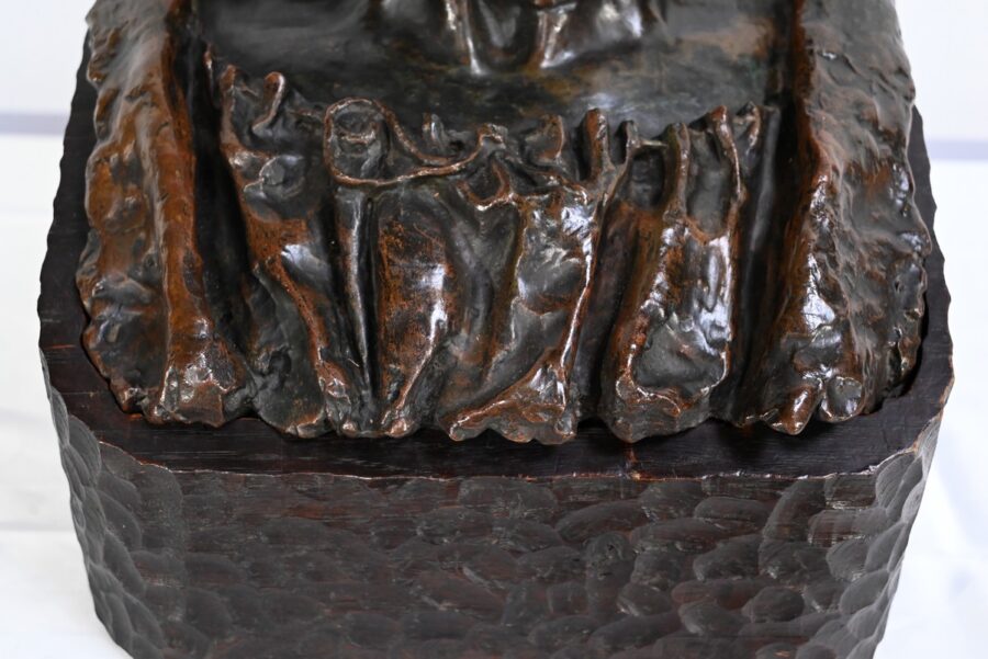 Important Buste de Bretonne en Bronze, signé G.Demée – Fin XIXe – Image 10
