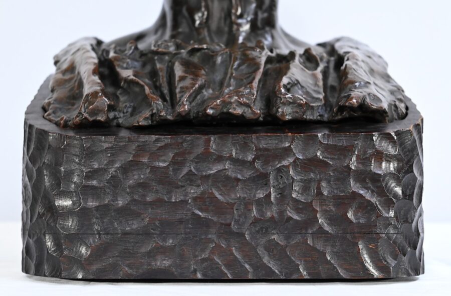 Important Buste de Bretonne en Bronze, signé G.Demée – Fin XIXe – Image 11