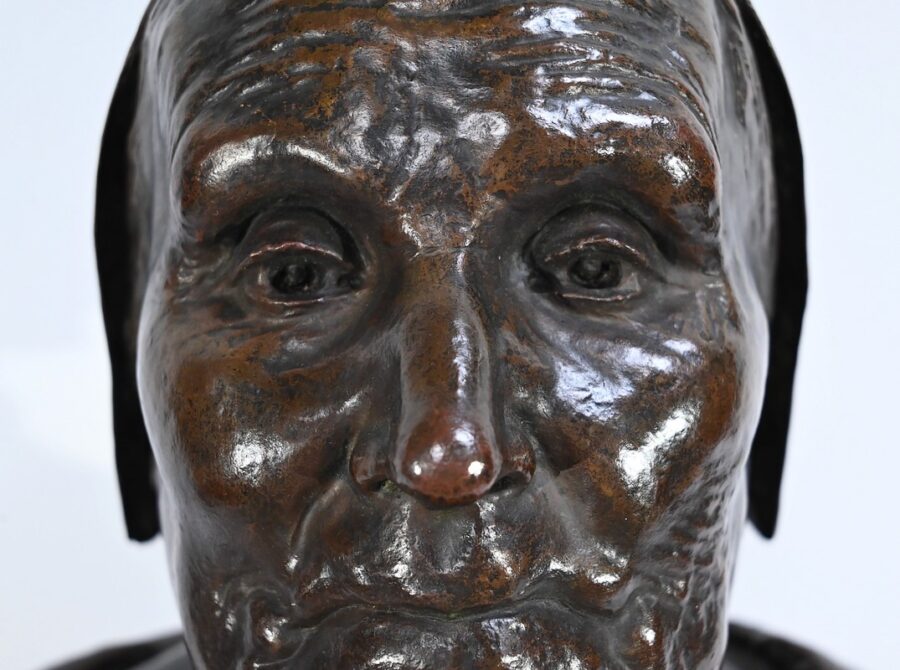 Important Buste de Bretonne en Bronze, signé G.Demée – Fin XIXe – Image 8