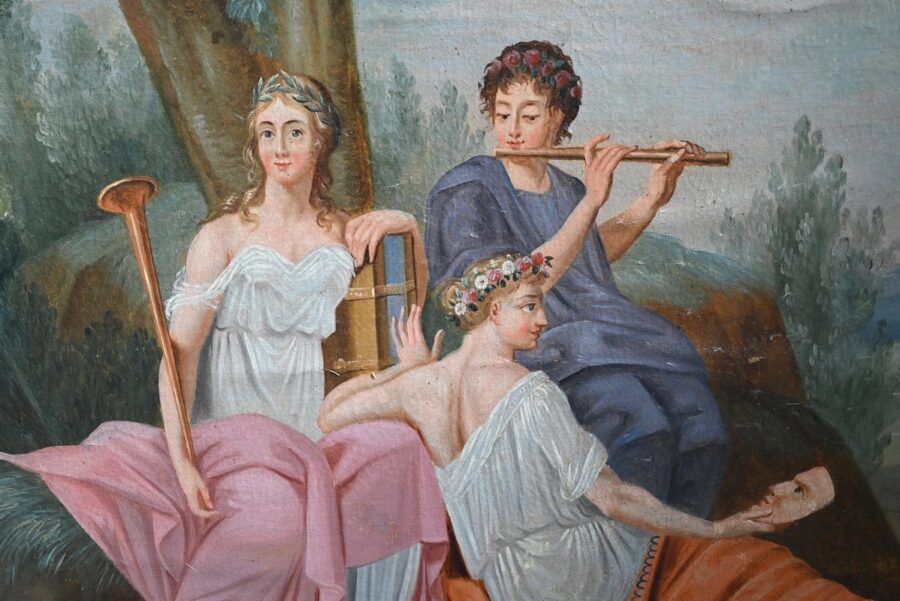 Miroir Trumeau, style Renaissance – 2ème partie du XIXe – Image 7