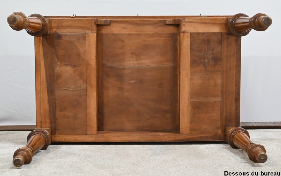 Petit Bureau en Noyer, style Louis XVI – Fin XIXe – Image 31
