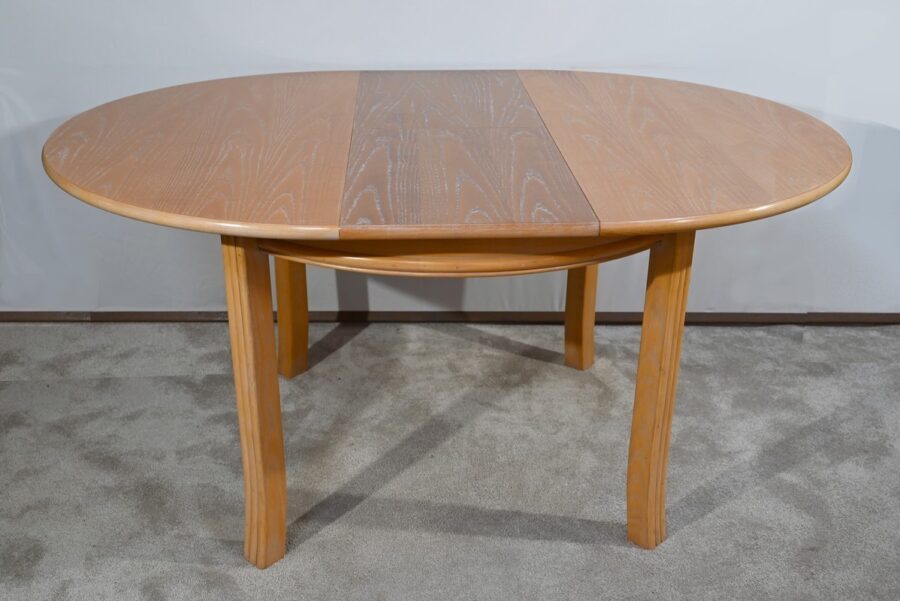Table Gasparucci Italo en Frêne Cérusé – 1970 – Image 10