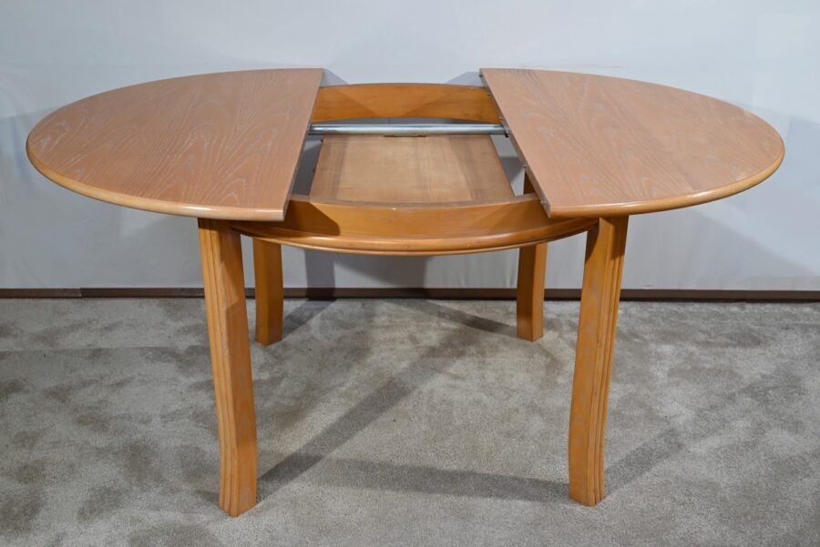 Table Gasparucci Italo en Frêne Cérusé – 1970 – Image 7