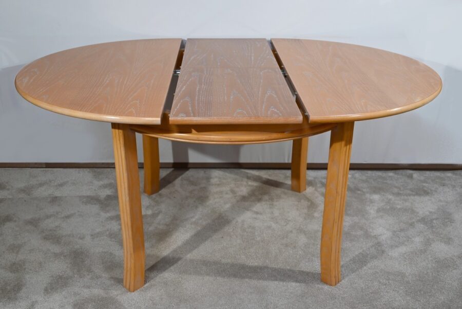 Table Gasparucci Italo en Frêne Cérusé – 1970 – Image 9